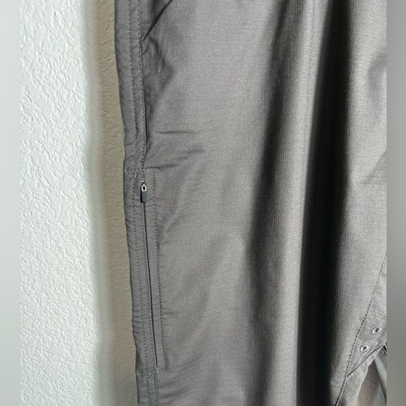 New Prana Double Peak Pants Charcoal Gray 32x32 Mens Standard Fit Tapered Leg - Picture 2 of 10